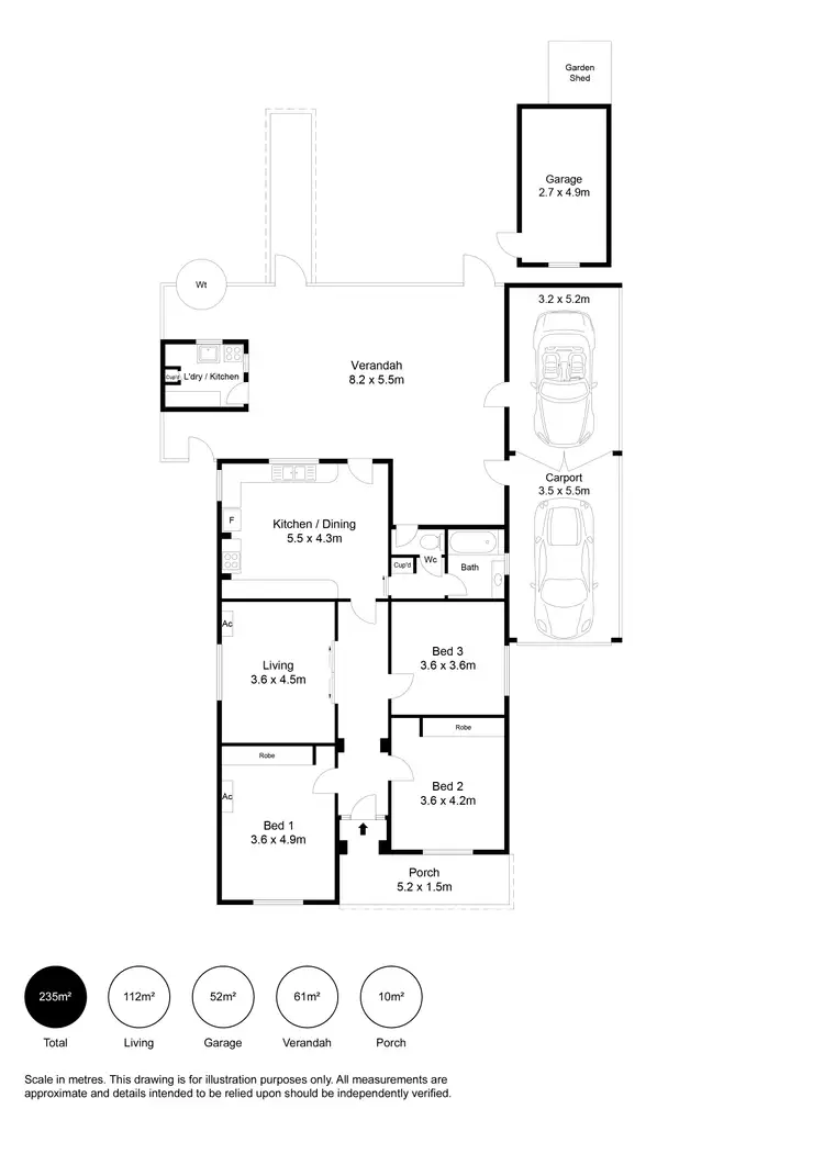 Floorplan of Homely house listing, 20 Randolph Street, Thebarton SA 5031