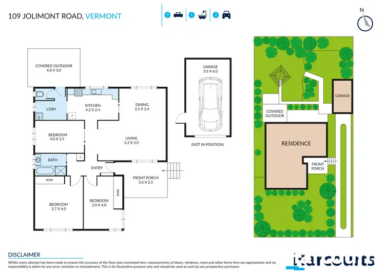 Floorplan of Homely house listing, 109 Jolimont Road, Vermont VIC 3133