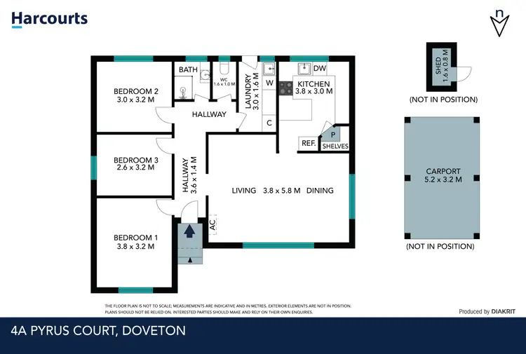Floorplan of Homely house listing, 4a Pyrus Court, Doveton VIC 3177