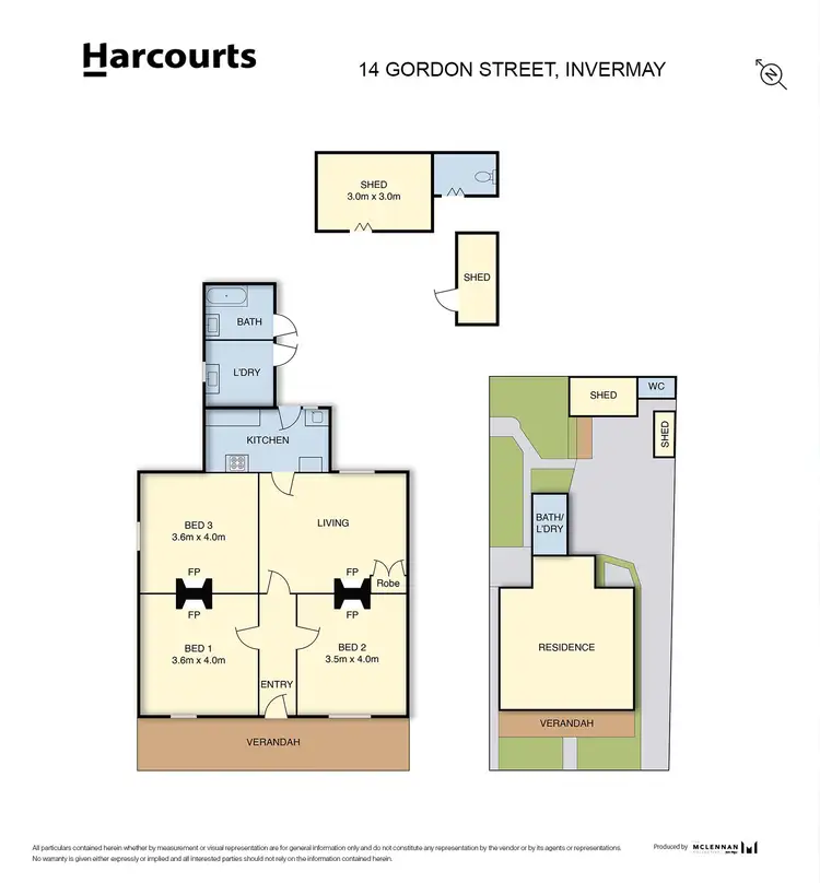 Floorplan of Homely house listing, 14 Gordon Street, Invermay TAS 7248