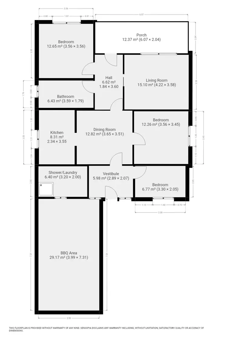 Floorplan of Homely house listing, 150 Napier Street, Stawell VIC 3380