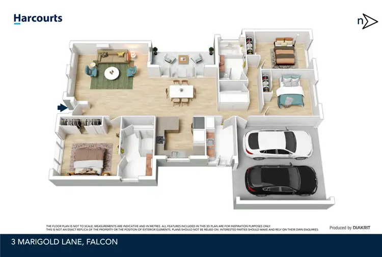 Floorplan of Homely house listing, 3 Marigold Lane, Falcon WA 6210