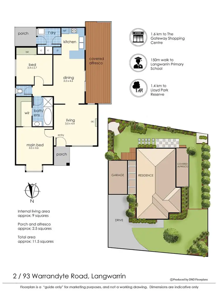 Floorplan of Homely house listing, 2/93 Warrandyte Road, Langwarrin VIC 3910