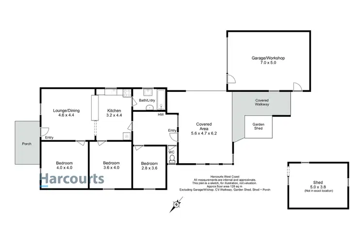 Floorplan of Homely house listing, 24 Propsting Street, Rosebery TAS 7470