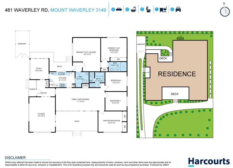 Floorplan of Homely house listing, 481 Waverley Road, Mount Waverley VIC 3149