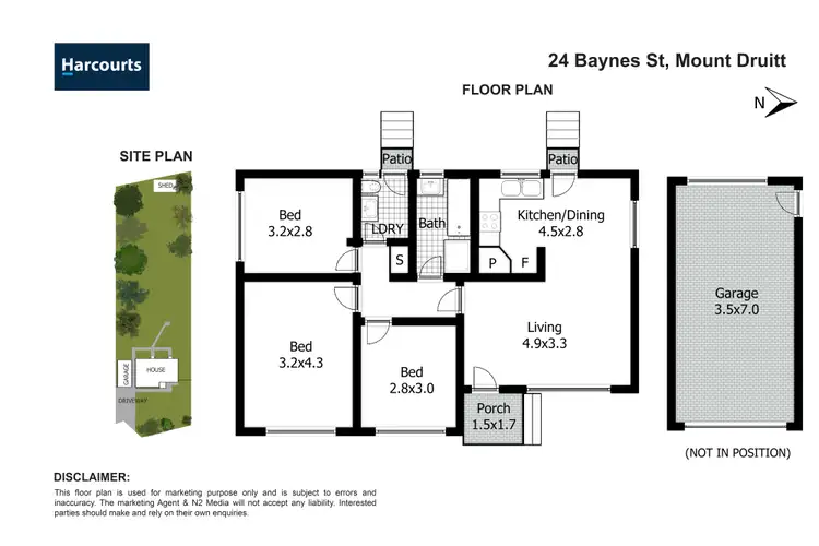 Floorplan of Homely house listing, 24 Baynes Street, Mount Druitt NSW 2770