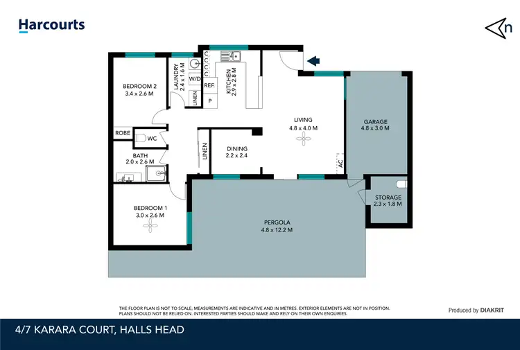 Floorplan of Homely house listing, 4/7 Karara Close, Halls Head WA 6210