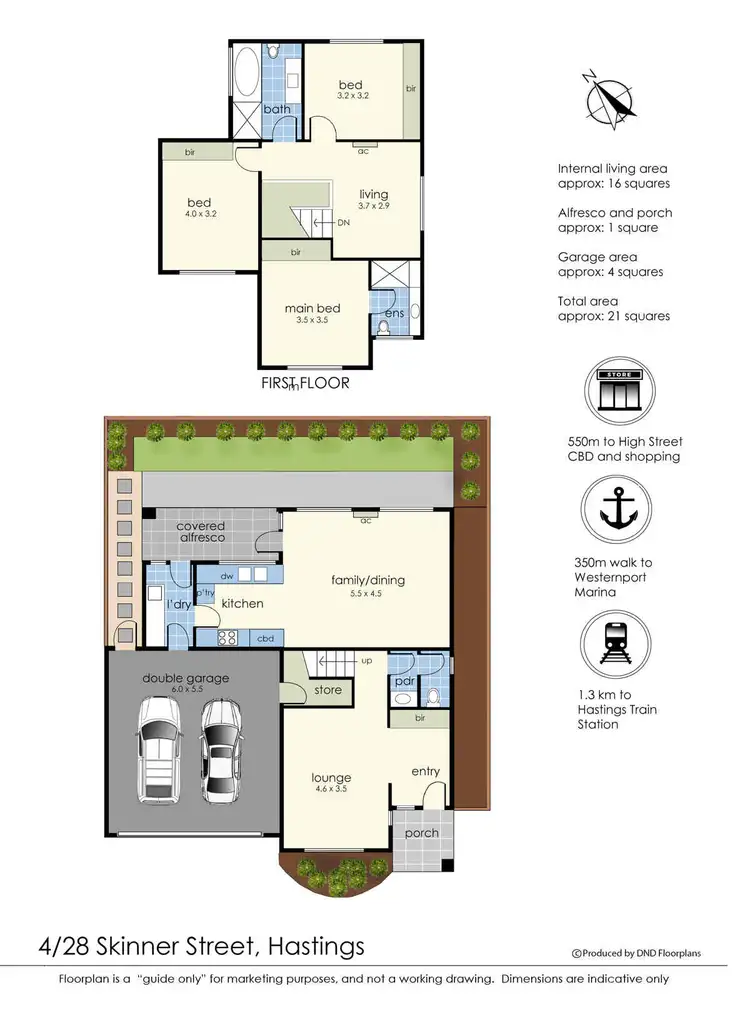 Floorplan of Homely house listing, 4/28 Skinner Street, Hastings VIC 3915