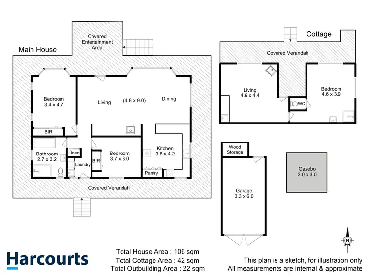 Floorplan of Homely house listing, 135 Lanes Road, Glen Huon TAS 7109