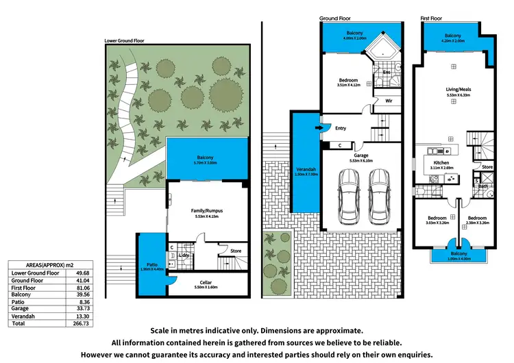 Floorplan of Homely house listing, 49A Wyatt Road, Burnside SA 5066