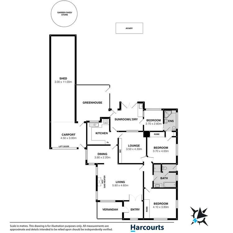 Floorplan of Homely house listing, 14 Riverview Road, Victor Harbor SA 5211