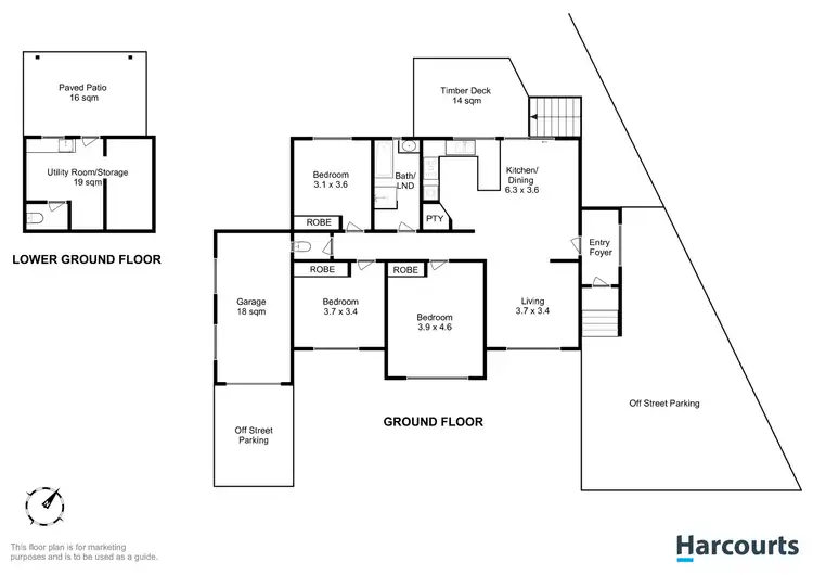 Floorplan of Homely house listing, 28 Garden Grove, West Moonah TAS 7009