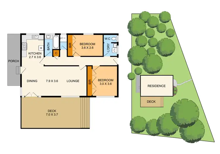 Floorplan of Homely house listing, 26 Jones Avenue, Upper Ferntree Gully VIC 3156