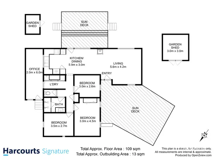 Floorplan of Homely house listing, 4 Arden Place, Rokeby TAS 7019