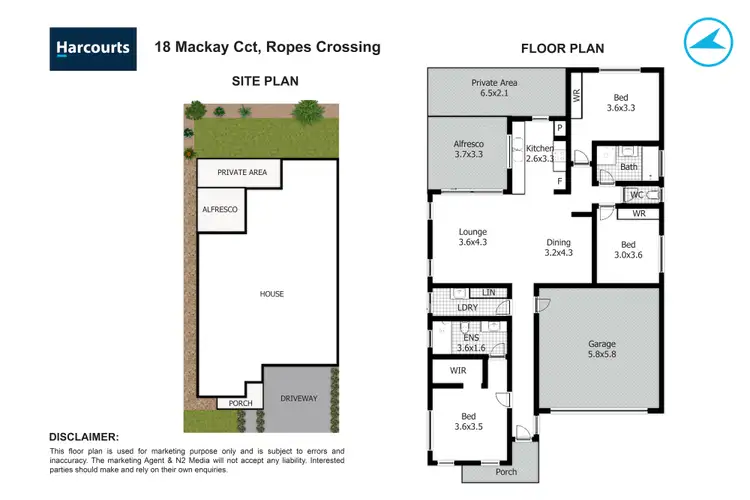 Floorplan of Homely house listing, 18 Mackay Circuit, Ropes Crossing NSW 2760