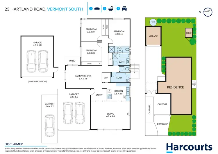 Floorplan of Homely house listing, 23 Hartland Road, Vermont South VIC 3133
