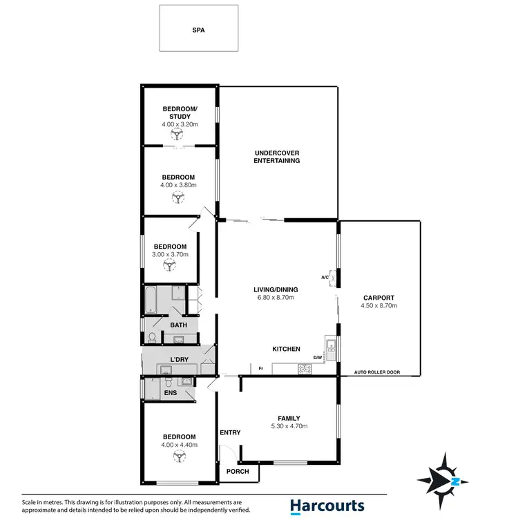 Floorplan of Homely house listing, 7 Ness Street, Goolwa Beach SA 5214