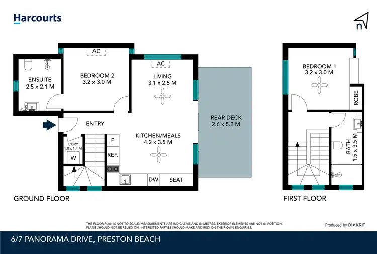 Floorplan of Homely villa listing, 6/7 Panorama Drive, Preston Beach WA 6215