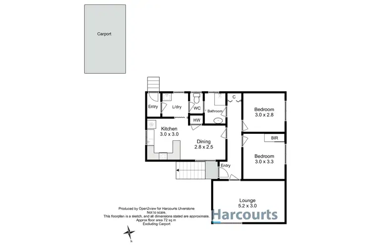Floorplan of Homely house listing, 32 Barker Street, Ulverstone TAS 7315