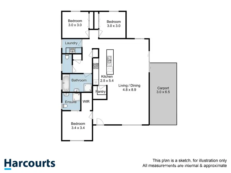 Floorplan of Homely house listing, 20 Open Drive, Snug TAS 7054