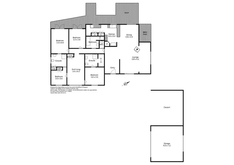 Floorplan of Homely house listing, 142 River Road, Ambleside TAS 7310