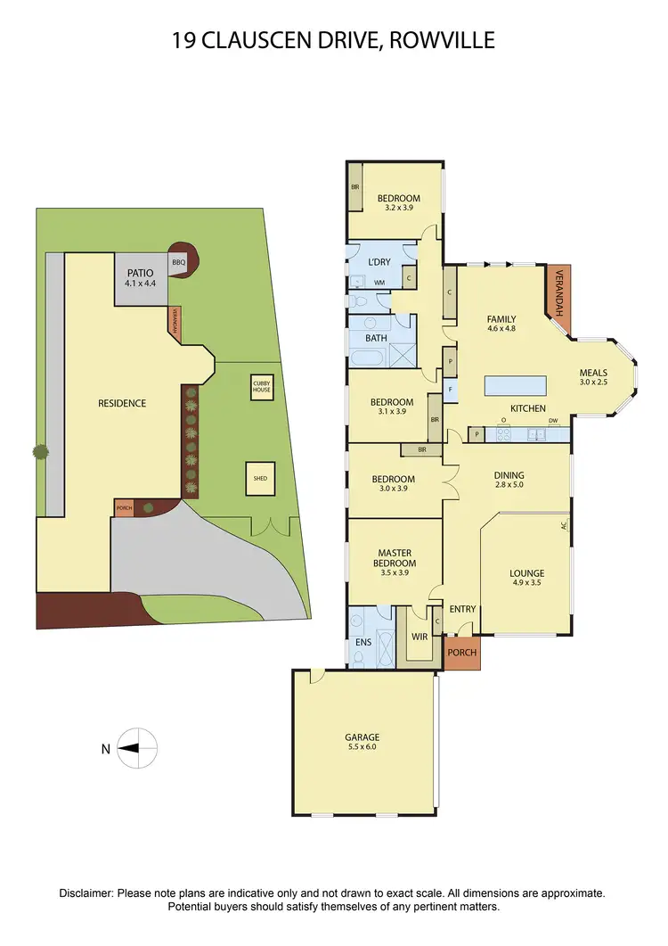 Floorplan of Homely house listing, 19 Clauscen Drive, Rowville VIC 3178