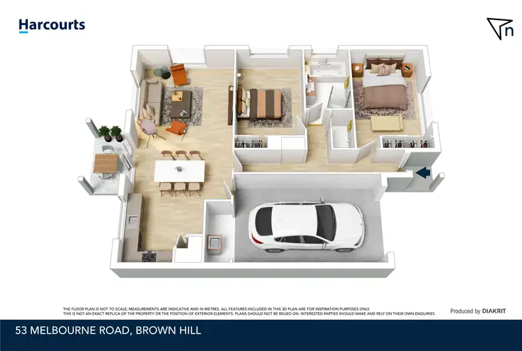 Floorplan of Homely house listing, 1/53 Melbourne Road, Brown Hill VIC 3350