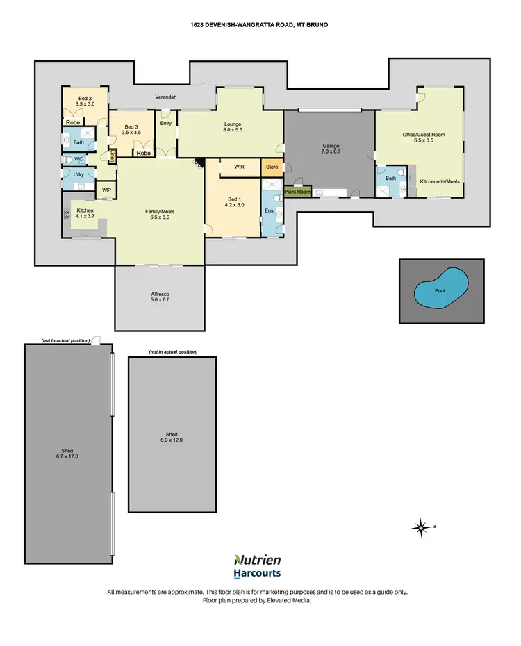 Floorplan of Homely rural property listing, 1628 Devenish-Wangaratta Road, Mount Bruno VIC 3675