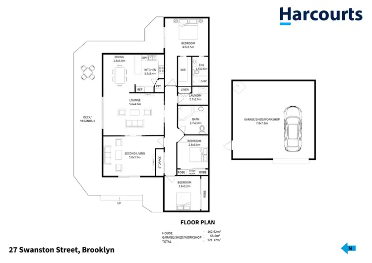 Floorplan of Homely house listing, 27 Swanston Street, Brooklyn TAS 7320