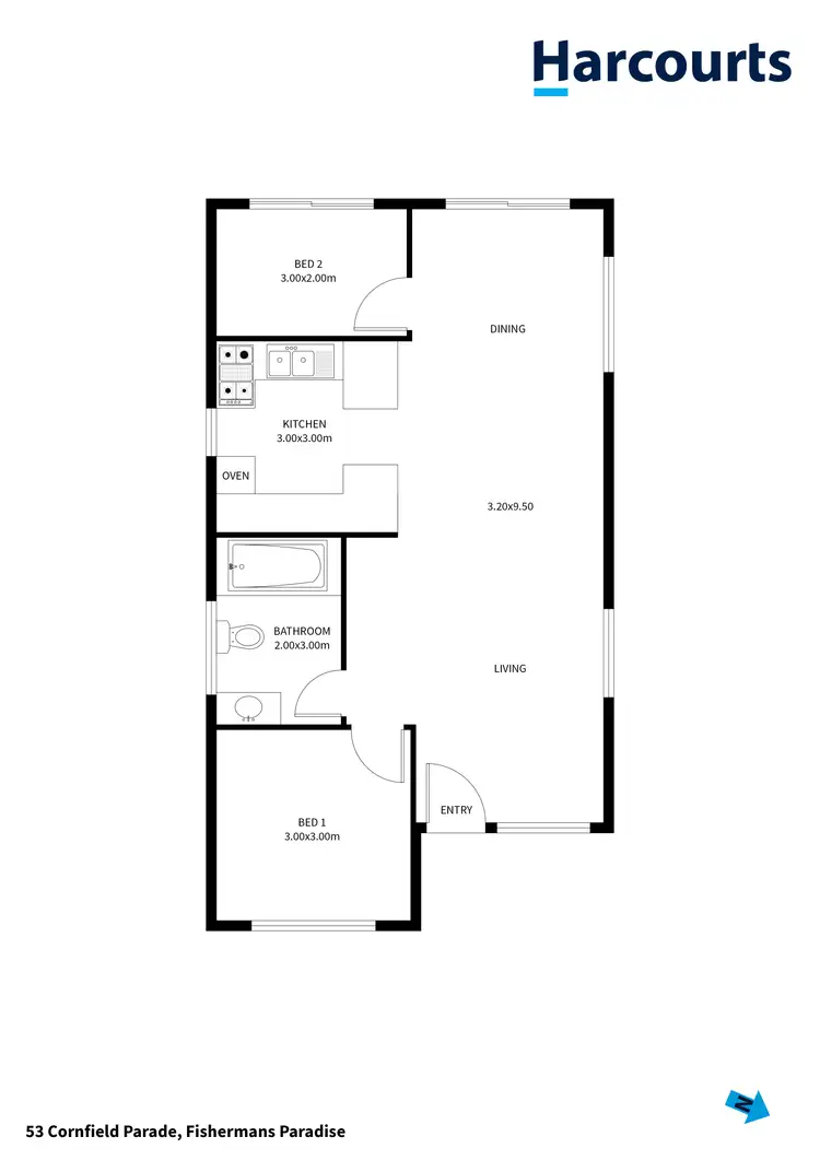 Floorplan of Homely house listing, 53 Cornfield Parade, Fishermans Paradise NSW 2539