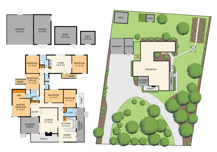 Floorplan of Homely house listing, 23 St Elmo Avenue, Ferntree Gully VIC 3156