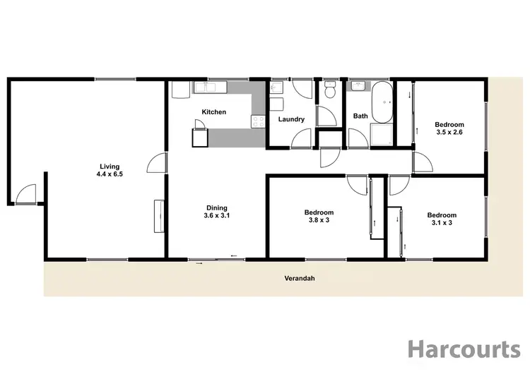 Floorplan of Homely house listing, 17 Pinnacle Drive, Rawson VIC 3825
