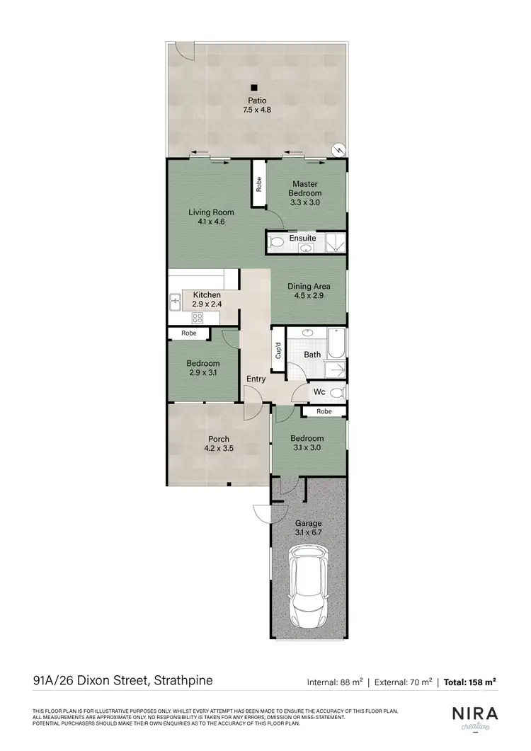 Floorplan of Homely villa listing, 91a/26 Dixon Street, Strathpine QLD 4500