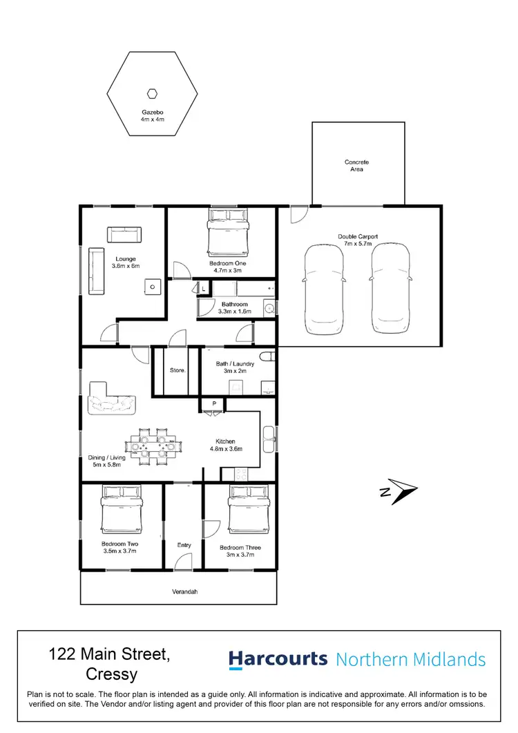 Floorplan of Homely house listing, 122 Main Street, Cressy TAS 7302