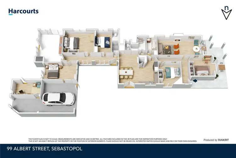 Floorplan of Homely house listing, 99 Albert Street, Sebastopol VIC 3356