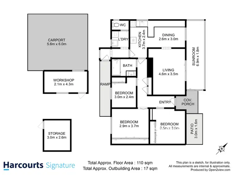 Floorplan of Homely house listing, 8 Edgeworth Street, Warrane TAS 7018
