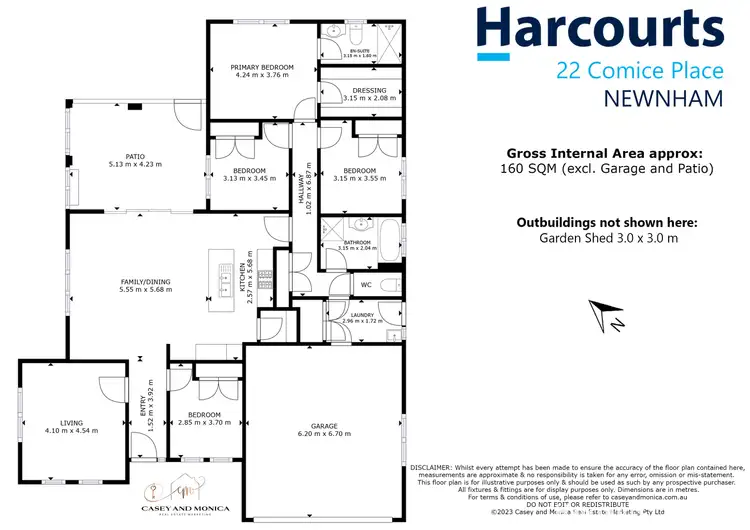 Floorplan of Homely house listing, 22 Comice Place, Newnham TAS 7248