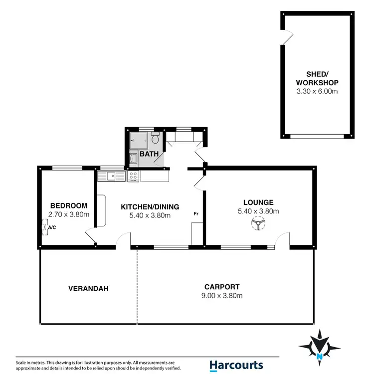 Floorplan of Homely house listing, 5 Ferguson Road, Goolwa Beach SA 5214