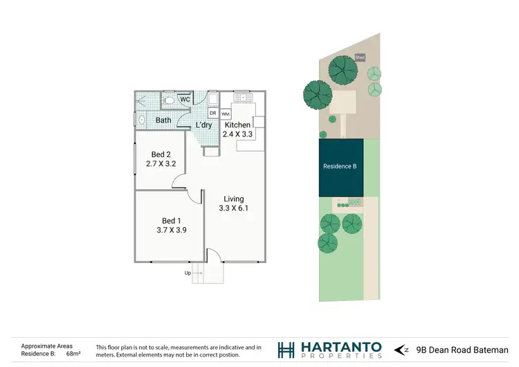 Floorplan of Homely house listing, 9B Dean Road, Bateman WA 6150