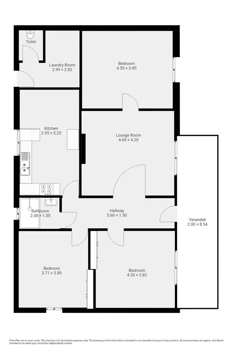 Floorplan of Homely house listing, 46 Wright Street, Peterborough SA 5422