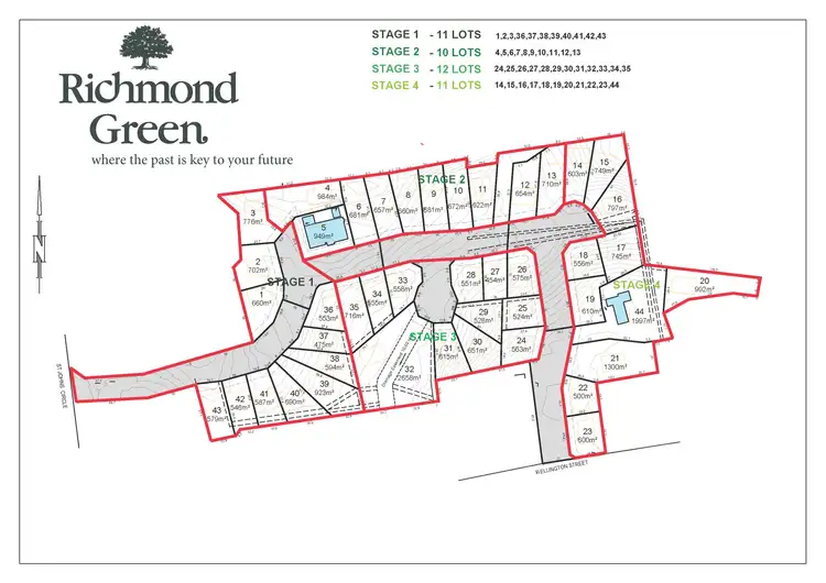 Floorplan of Homely land listing, 00 Richmond Green Wellington Street, Richmond TAS 7025