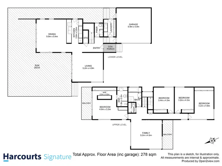 Floorplan of Homely house listing, 7 Skala Road, Tranmere TAS 7018
