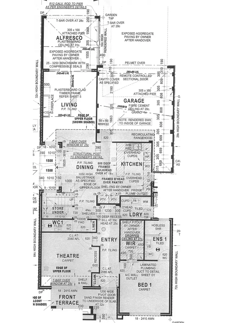 Floorplan of Homely house listing, 12/19 Perlinte View, North Coogee WA 6163