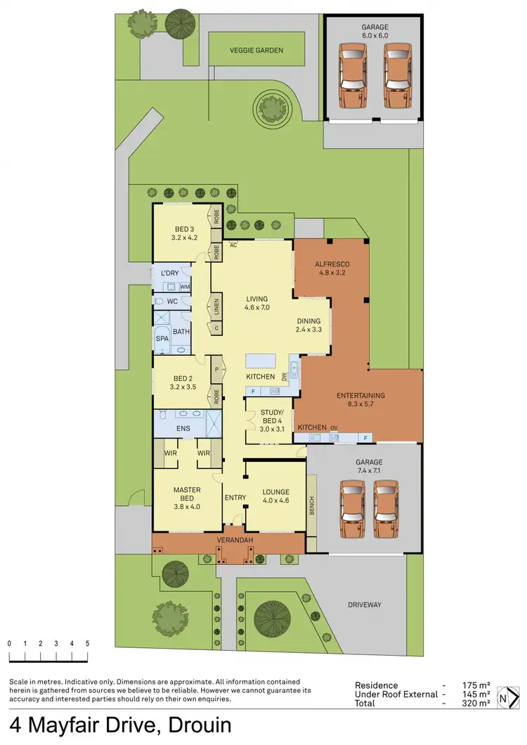 Floorplan of Homely house listing, 4 Mayfair Drive, Drouin VIC 3818
