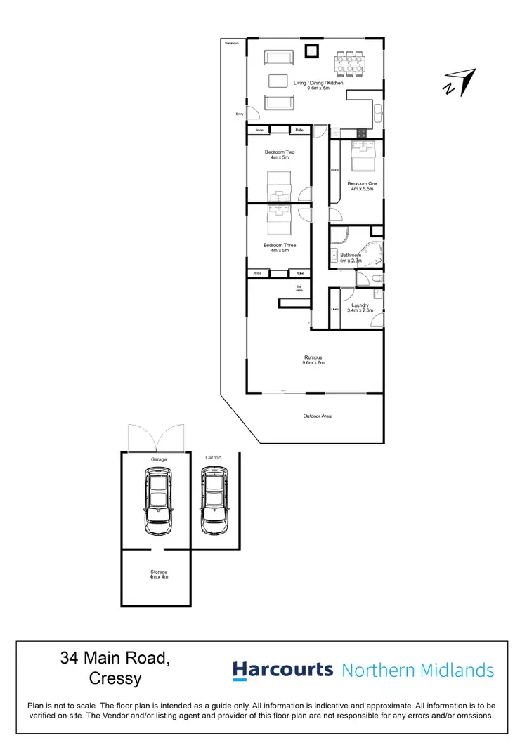 Floorplan of Homely house listing, 34 Main Street, Cressy TAS 7302
