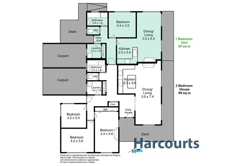 Floorplan of Homely house listing, 74 Forbes Street, Devonport TAS 7310