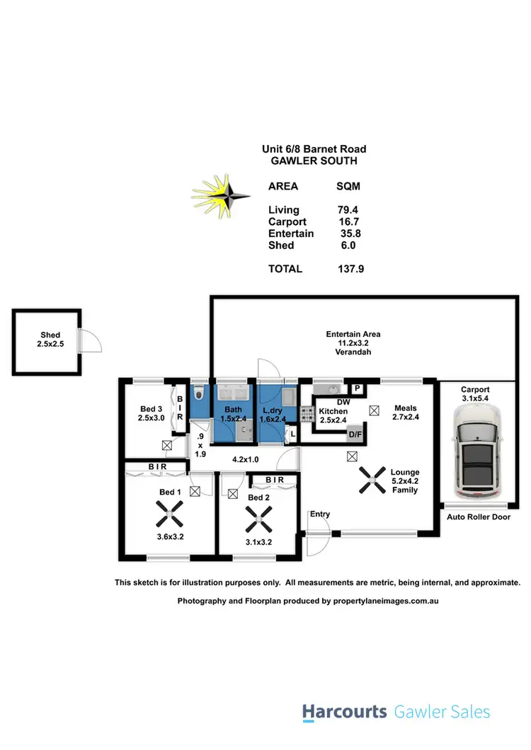 Floorplan of Homely unit listing, 6/2 Barnet Road, Gawler West SA 5118