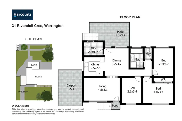 Floorplan of Homely house listing, 31 Rivendell Crescent, Werrington Downs NSW 2747