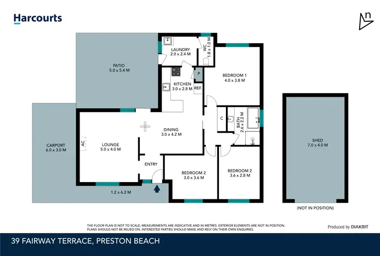 Floorplan of Homely house listing, 39 Fairway Terrace, Preston Beach WA 6215