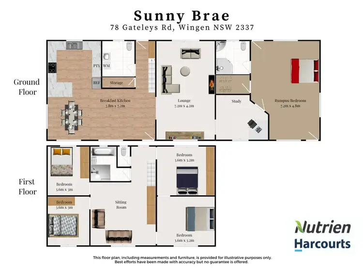 Floorplan of Homely rural property listing, 78 Gateleys Road, Wingen NSW 2337